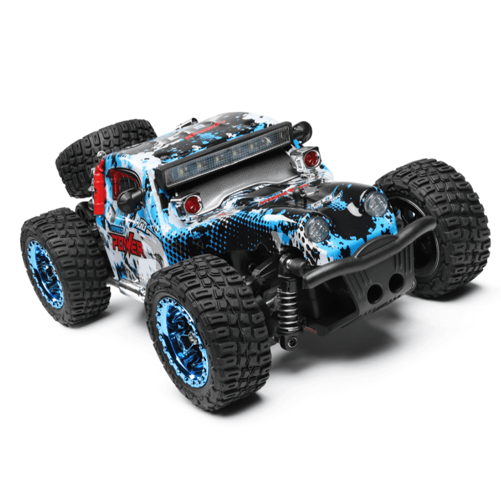 Power Pint RC Mini Monster Car: Compact 4WD, 1:28 Scale - Monsta-RC