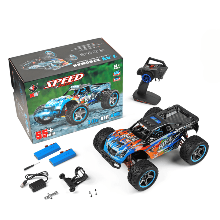 Speed Demon RC Monster Truck: 34 MPH 4WD, 1:10 Scale - Monsta-RC