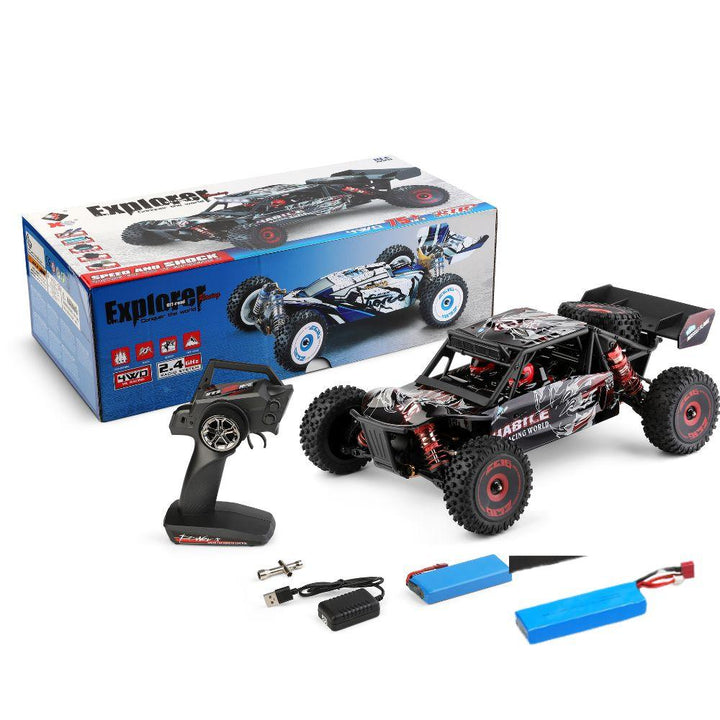 Speed Racer RC Monster Truck: 47 MPH 4WD, 1:12 Scale - Monsta-RC